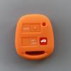 Silicone Car Key Cover Case For Toyota Avensis Camry Corolla For Lexus 3 Buttons Remote Key Jacket Fob Case Car styling No Logo