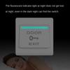 5PCS Dustproof Exit Button Push Button Design Lock Sensor Switch  Door Access Control