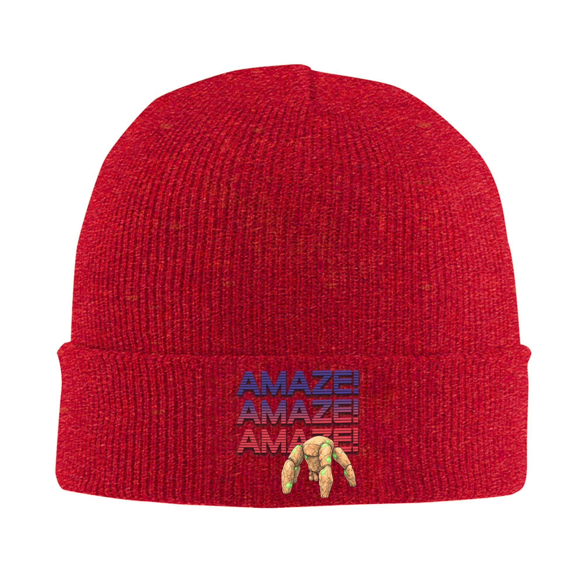 Project Hail Mary Amaze Amaze Amaze Knitted Hat Womens Unisexs Beanie Autumn Winter Hats Warm Melon Cap One Size