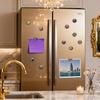 Colorful Gradient Zodiac Glass Magnets: Lion, Pisces, Aries & More - Soft Magnetic Refrigerator Stickers (12 Constellations)