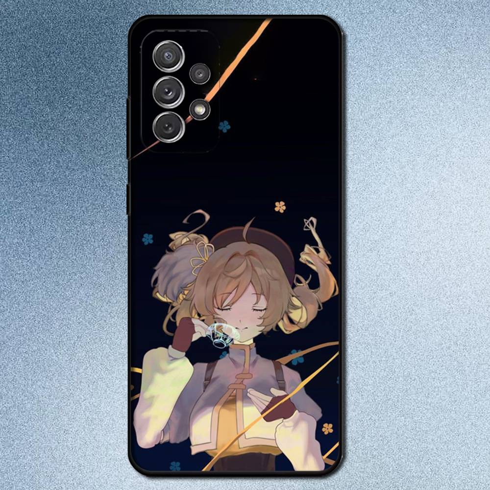 Madoka M-Mahou Shoujo Phone Case For Samsung S25,S24,S21,S22,S23,S30,Ultra,S20,Plus,Fe,Lite,Note,10,9,5G Black Cover