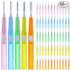 Orthodontic Interdental Brush - 40 Disposable Pieces for Braces and Tooth Gap Cleaning
