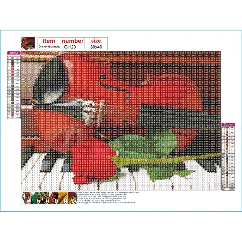 5D DIY Diamantové Malování Romantické violoncello Sada Křížkové Výšivky Plná Diamantová Výšivka Mozaikové Umění Obrázek z Kamínků Dekorace Dárek