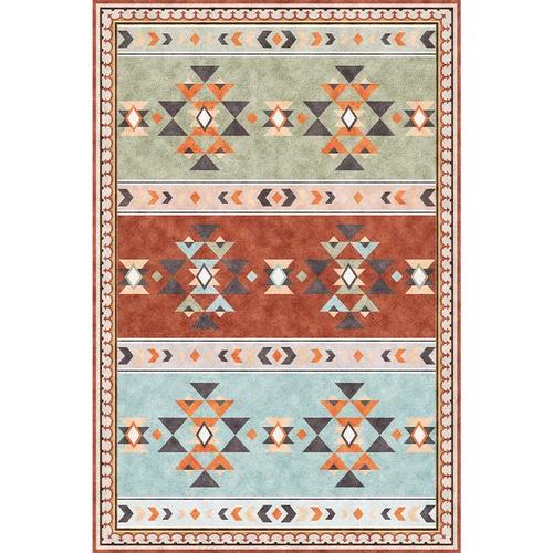 American Retro Living Room Decoration Carpet Boho Bedside Rugs for Bedroom Large Area Non-Slip Mat Washable Lounge Rug Tapis