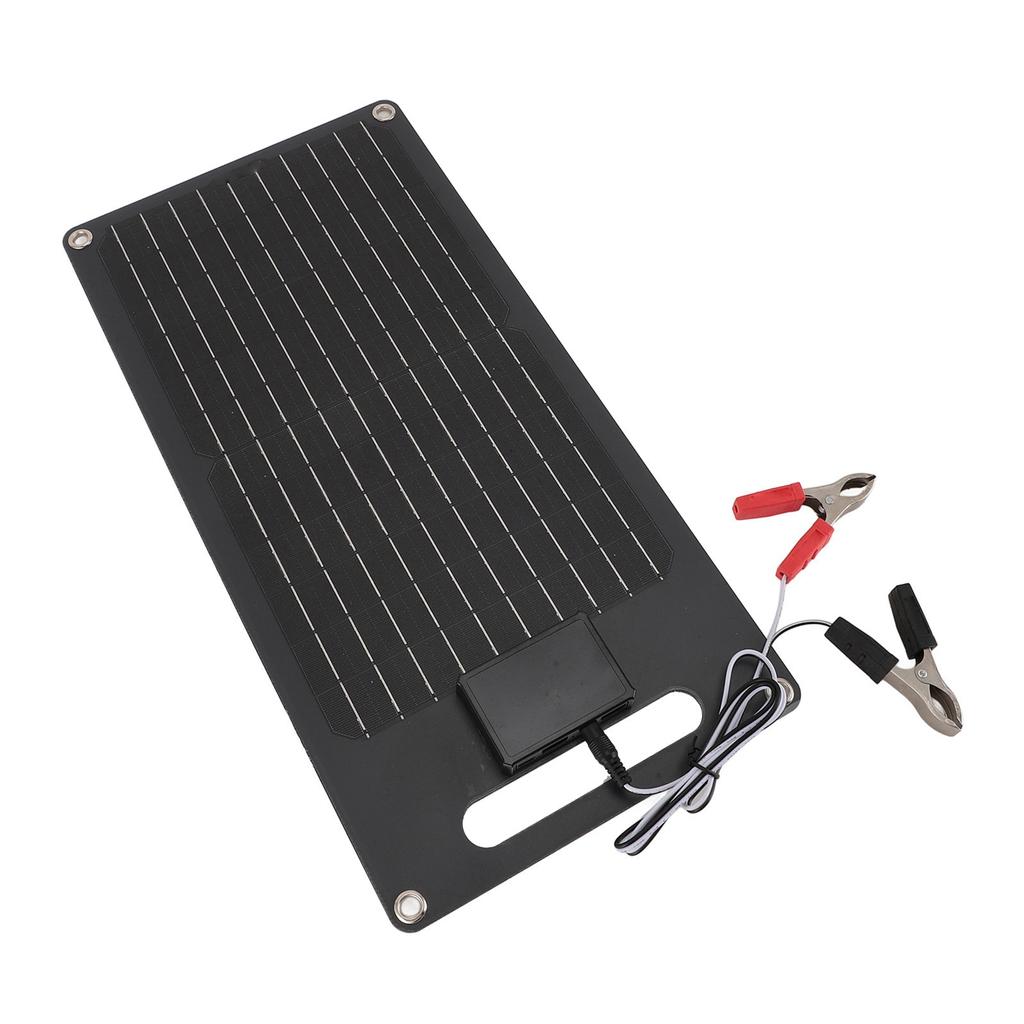 50W Solarmodul 12V Hocheffizientes Monokristallines Solarmodul Dual-USB-Ladegerät für Fahrzeug