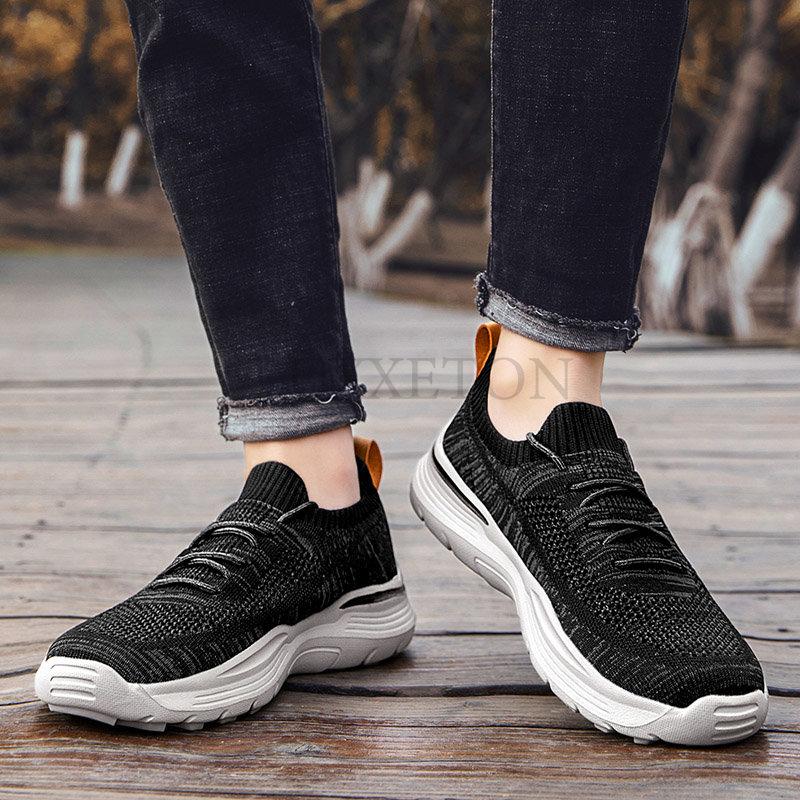 Men Casual Shoes Comfortable Mesh Shoes Summer Breathable Men Loafers Wide Slip On Walking Shoes Men Tenis Zapatillas Hombre