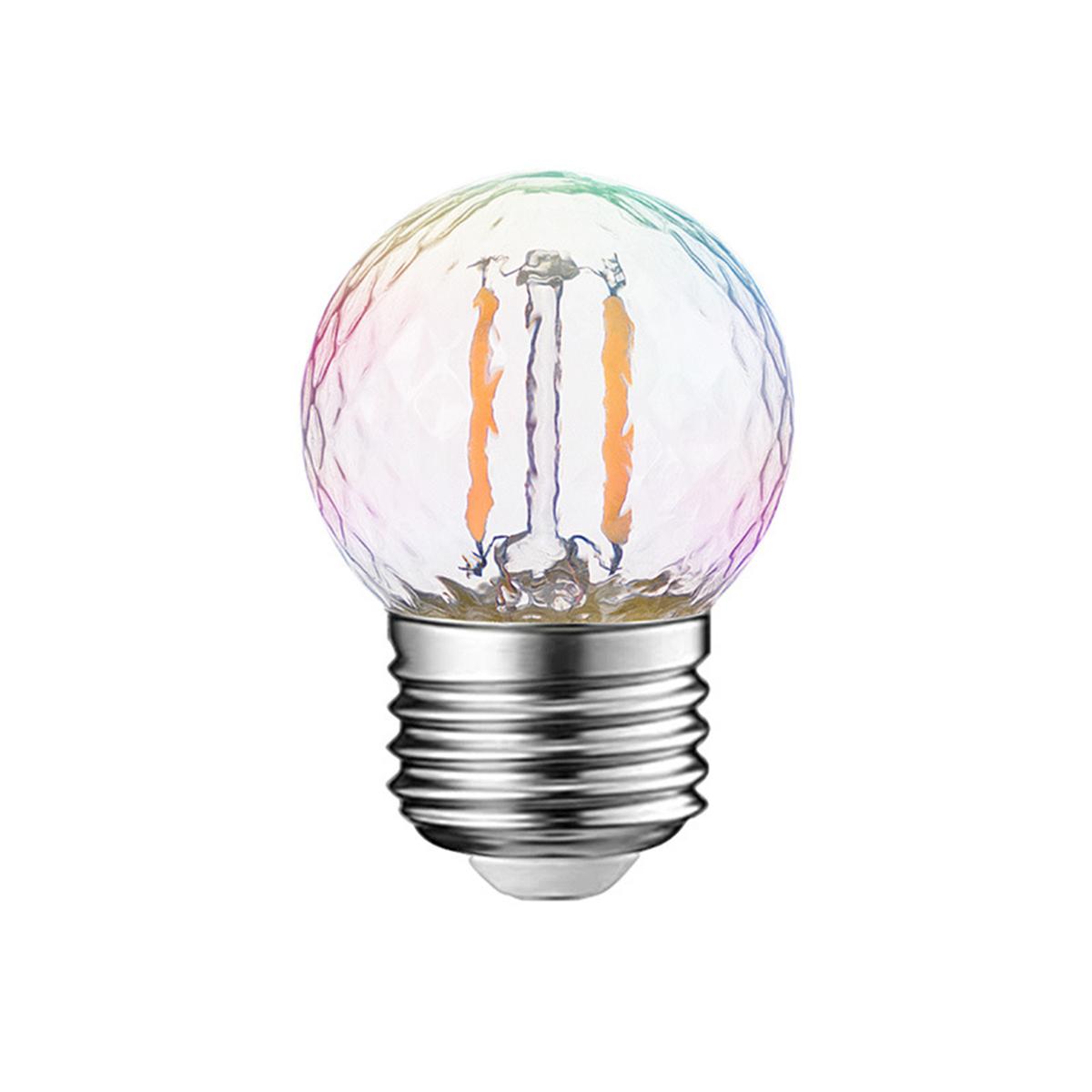 

E27 220v 1w G40 Светодиодные лампы-нити Глобусы Диммируемая лампа Декоративная Эдисона Винт Замена для нити Ретро-лампа