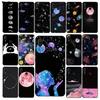 Yinuoda schwarz weiß Mond Sterne Weltraum Mädchen Reise Flugzeug Handyhülle für Xiaomi Redmi Note 7 8T Redmi 5plus 6A Note8 4X Note8Pro