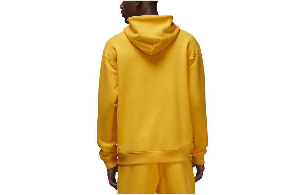 Jordan Wordmark Sweatshirts Men's Yellow Hooded Moderate Regular FJ1967-739