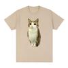 Cat Owl Funny Meowl Meme Brainrot Graphic Tshirts Unisexs Women Clothing Fashion Short Sleeves Tshirt Cotton Oversized T Shirts