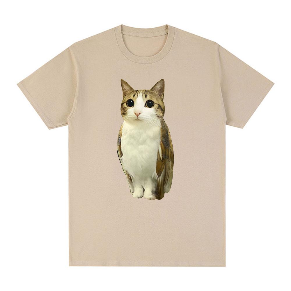 

Cat Owl Funny Meowl Meme Brainrot Graphic Tshirts Unisexs Women Clothing Fashion Short Sleeves Tshirt Cotton Oversized T Shirts 4XL