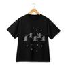 Süßes tanzendes Katzen Grafik T-Shirt Musikliebhaber Lustiges Tier T-Shirt Streetwear T-Shirt
