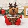 Christmas Gift Basket Hand-woven Candy Storage Box Fruits Storage Box Lightweight Storage Bag Exciting Gift for Children
