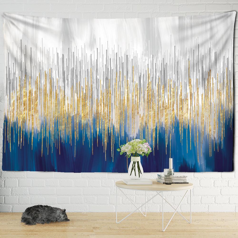 Personalitate modernă cu model geometric tapiserie agățată pe perete 3D Tapiz Hippie Home Decor de perete Pânză de fundal