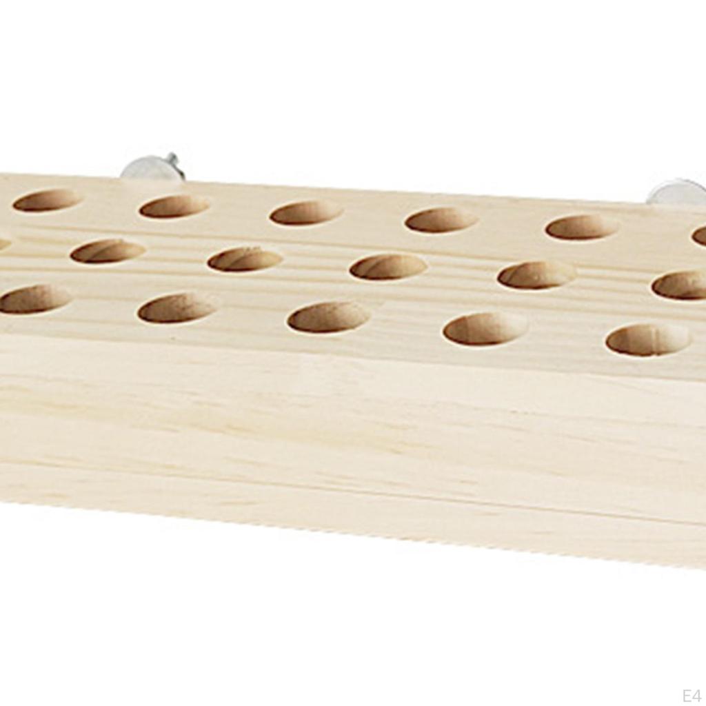 Bird Feeder Box Interactive Toy Wooden Feeding for Chinchilla Rabbits