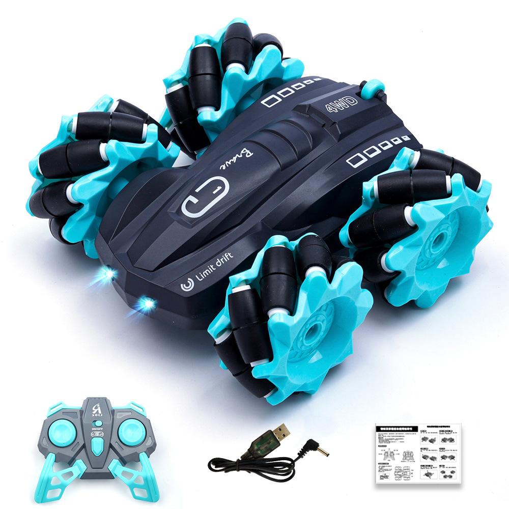 2.4G Double-Sided Stunt Car Tipping Bucket Drift Car 360 Rotating Remote Control Car, Children'S Toy Car