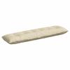 Back Cushion Cream 180 X 19 X 50 Cm Fabric