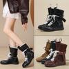 Casual retro versatile boxing Martin boots women's new versatile round head lace-up sports