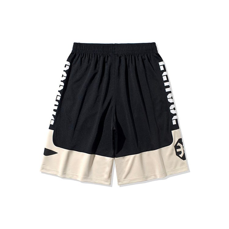 Li Ning Basketball Collection Casual Shorts Men's New Standard Black Light Antique Yellow AAPQ007-7