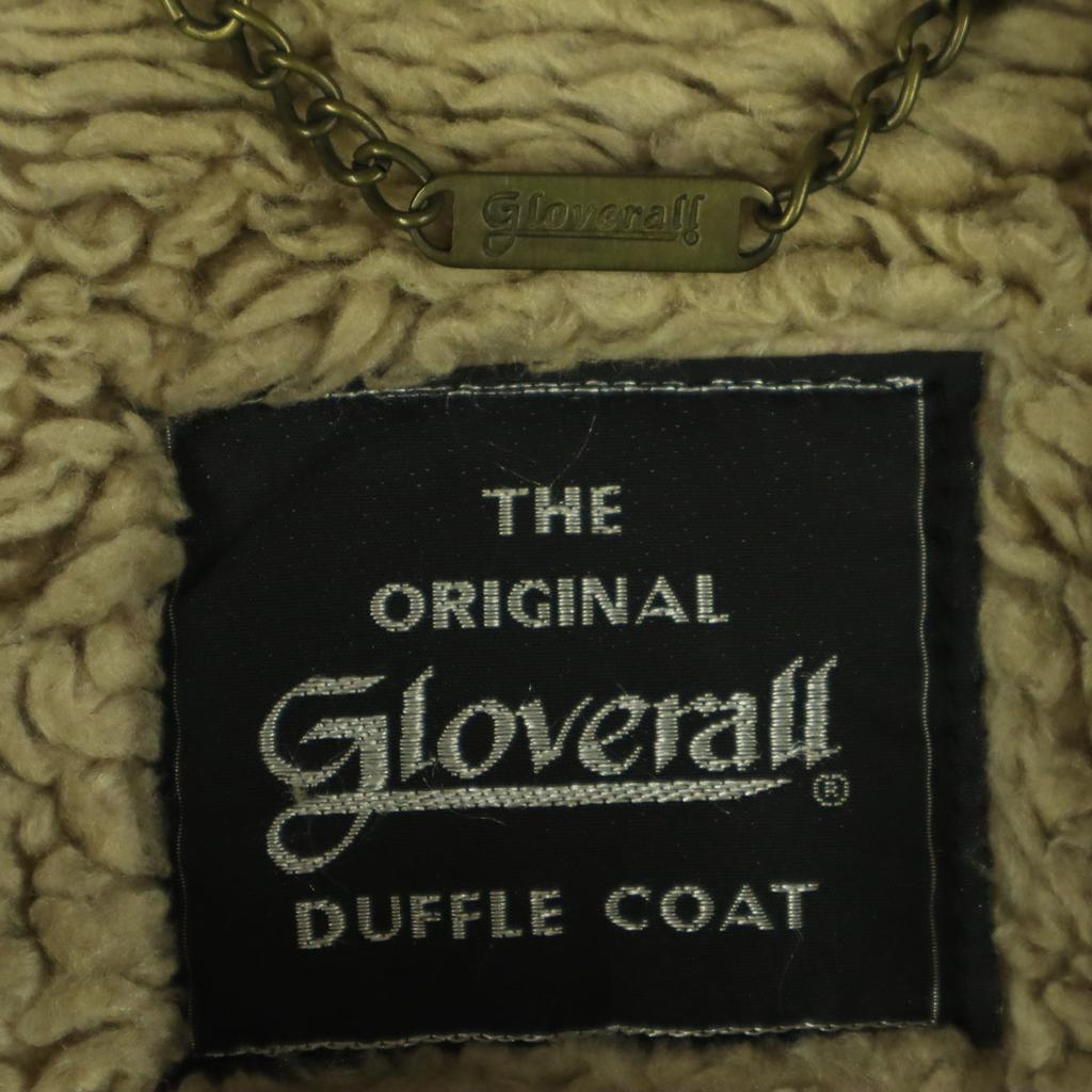 Gloverall 90s Old British Faux Shearling Lining Duffel Coat Ivory Women Used