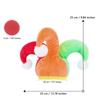 Color Block Clown Hat with White Pom Poms Halloween Party Hat Funny Joker Hat  Party