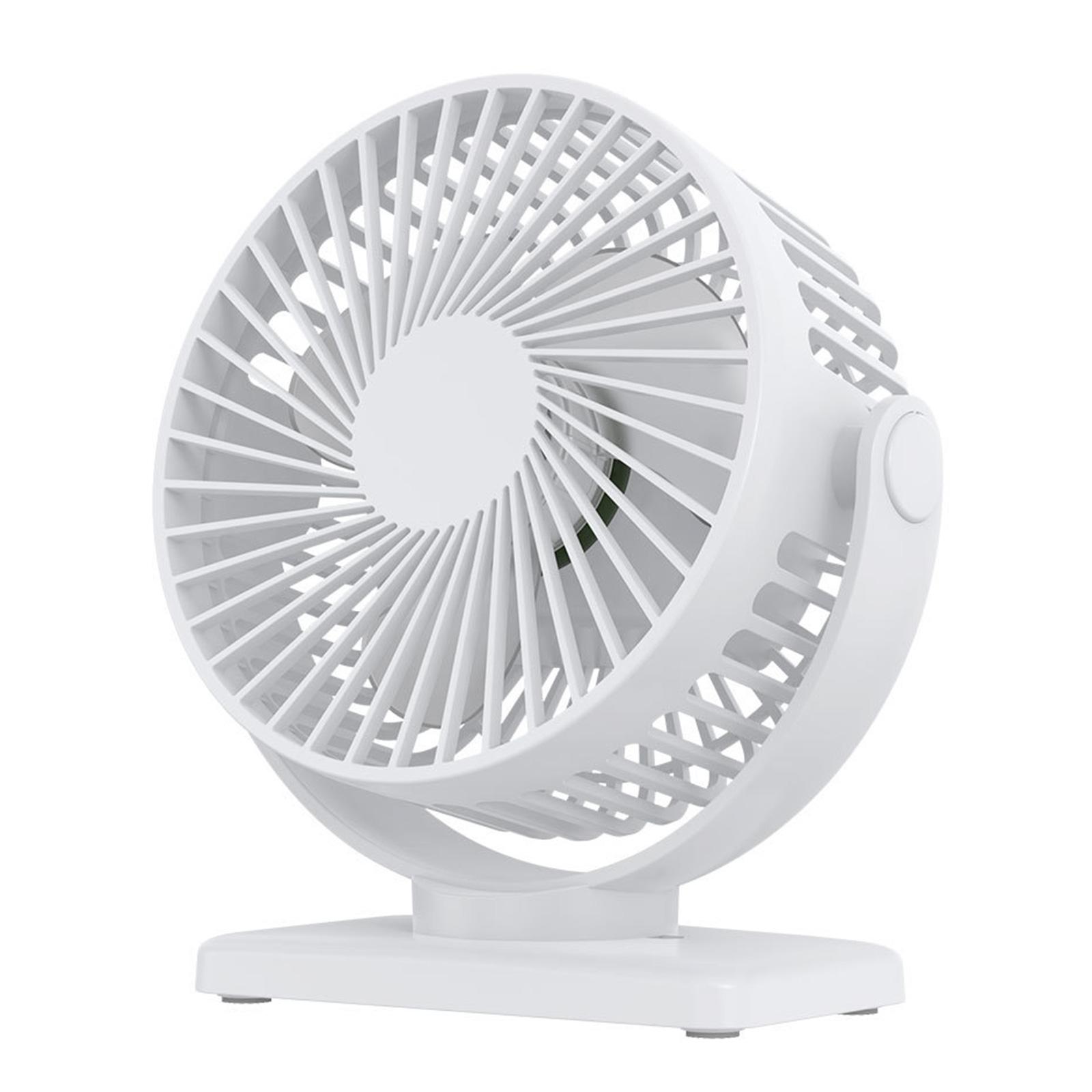 Portable Rechargeable Magnetic Mount Fan 12000mAh Capacity 3 Wind Modes Built In LED Light Suitable For Vehicle And Tent