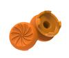 KontrolFreek FPS Freak Vortex Performance Thumbsticks for Improved Aiming Convex Orange PS4/5 Controllers, Accuracy, High-Rise & Mid-Rise Concave,