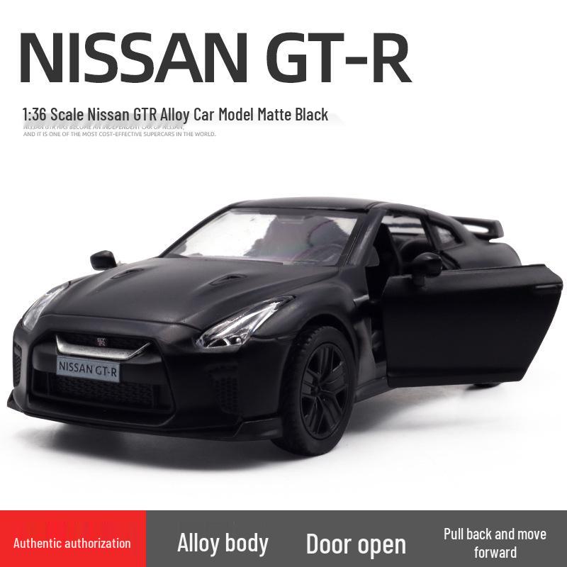 Boxed 5-inch 1:36 Nissan GTR R35 Alloy Car Model Toy & Collectible