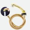 Gold Handheld Shower Head Salon Hair Washing Bed With Flexible Hose Rainfall Spray