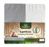 Bamboo changing table cover, 2 pack, size 50x70/80