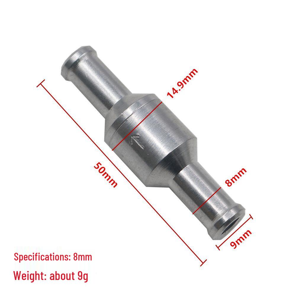 Aluminum Alloy One-Way Check Valve for Fuel Systems (Gas/Diesel)