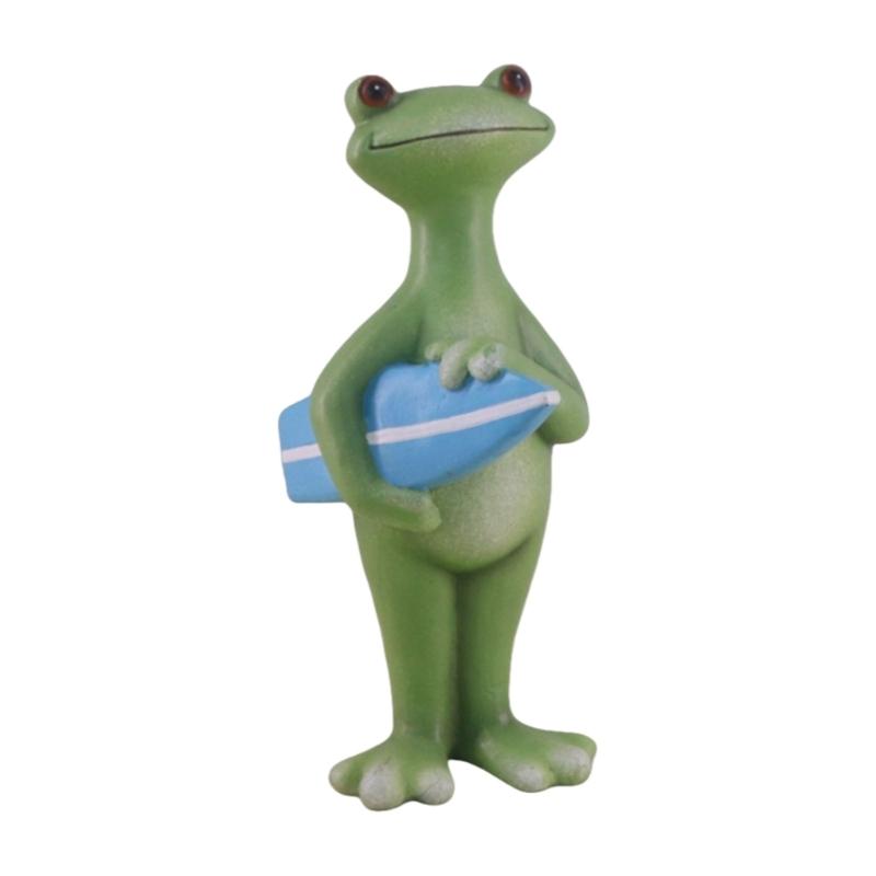 

Уникальная статуэтка лягушек на праздник, изделие из смолы, фигурка животного для рабочего стола, книжных полок, витрины или для украшения салона автомобиля