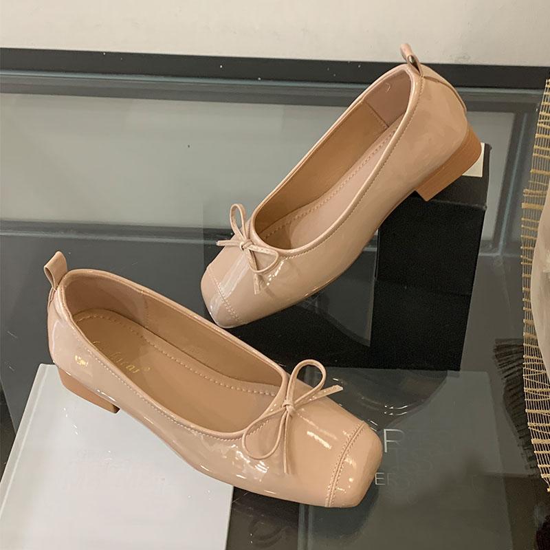 Fashion Fashion Butterfly-Knot Ladies Flats Shoes Luxury Female Soft Footwear Shallow Women Flats Slip On Shoes