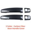 ABS Carbon Car Accessorie Plated Exterior Door Handle Cover Trim Paste Style For Chevrolet Camaro 2008 2009 2010 2011 2012-2015