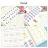4Pcs Childrens Calligraphy Practice Workbook Magical Handwriting Practice Book For Kid Early Writing Skills Development