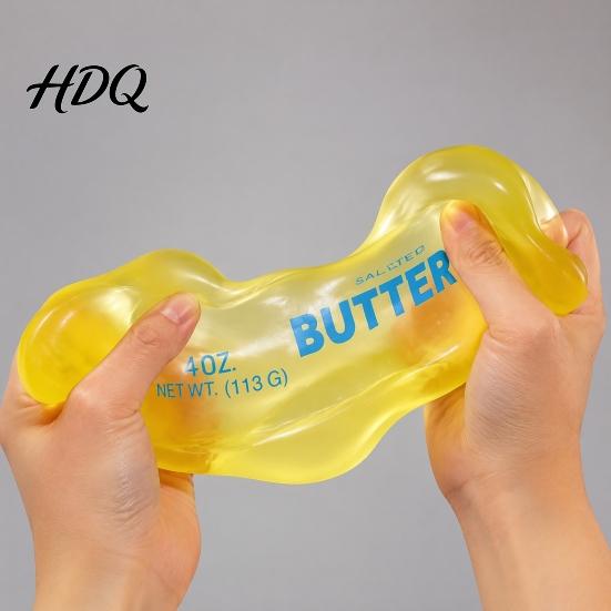 Office Desk Stress Toys Shapeable Butter Stick Squeeze Toy, No Rebound Relief Stretchy Toy Bar Soft Shaped Fidget for Relaxation Tool