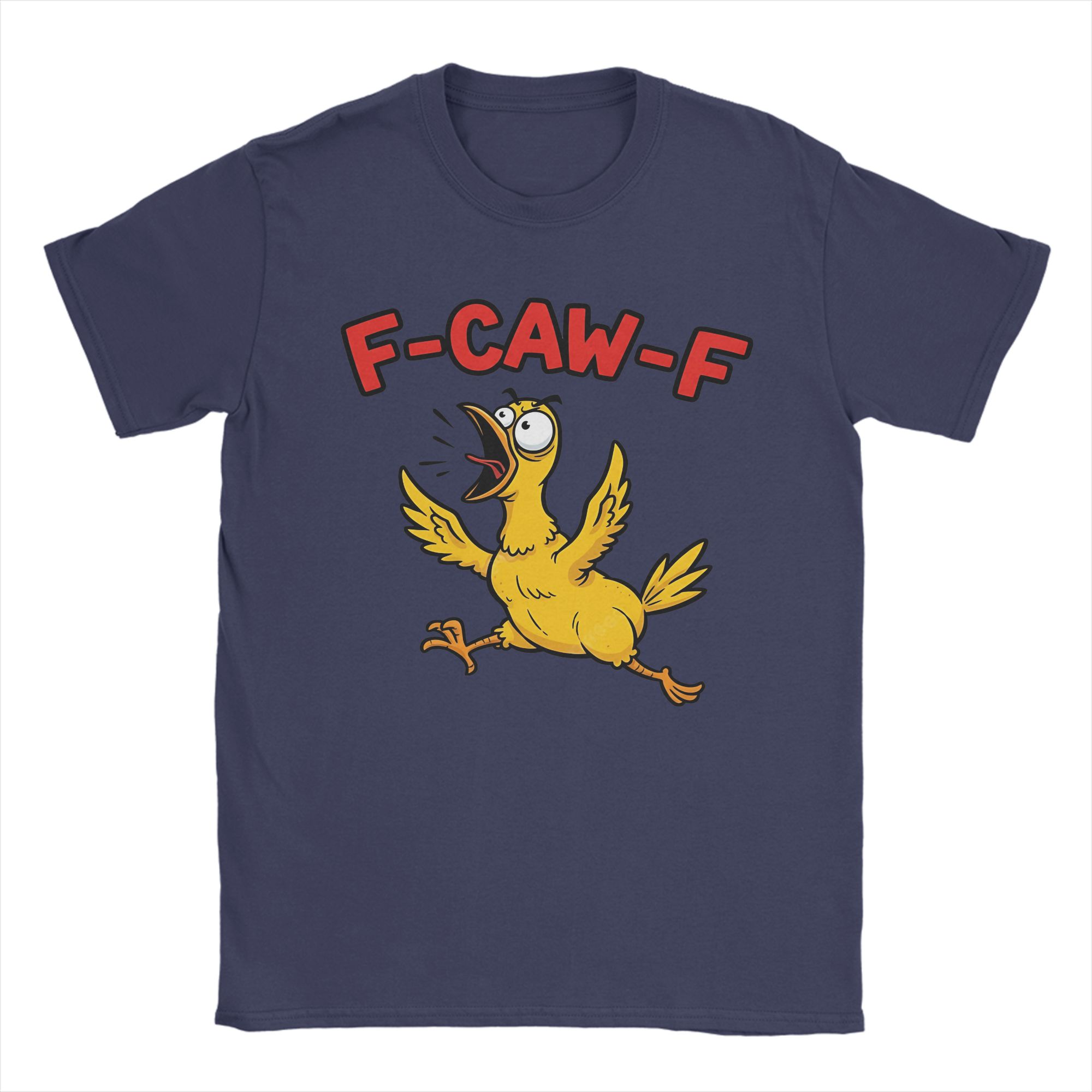 

Funny F-Caw-F Chicken Spooky Meme T Shirt Men Cotton Funny T-Shirt O Neck Tee Shirt Short Sleeve Clothing Graphic 4XL