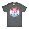 Mens Red White and Brews Funny T Shirts Vintage USA Beer Novelty Graphic T Shirt