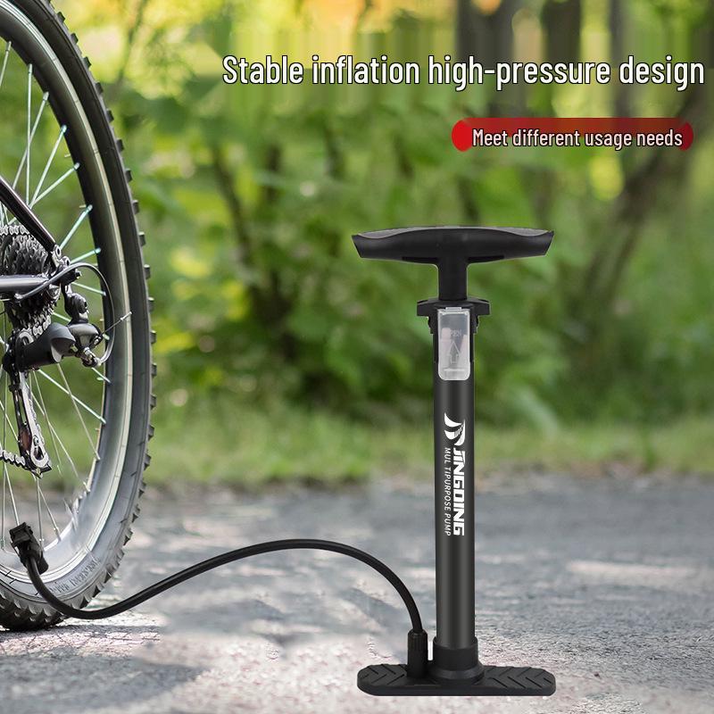 Jingding Portable High-Pressure Pump for Bicycles, Basketballs, and More