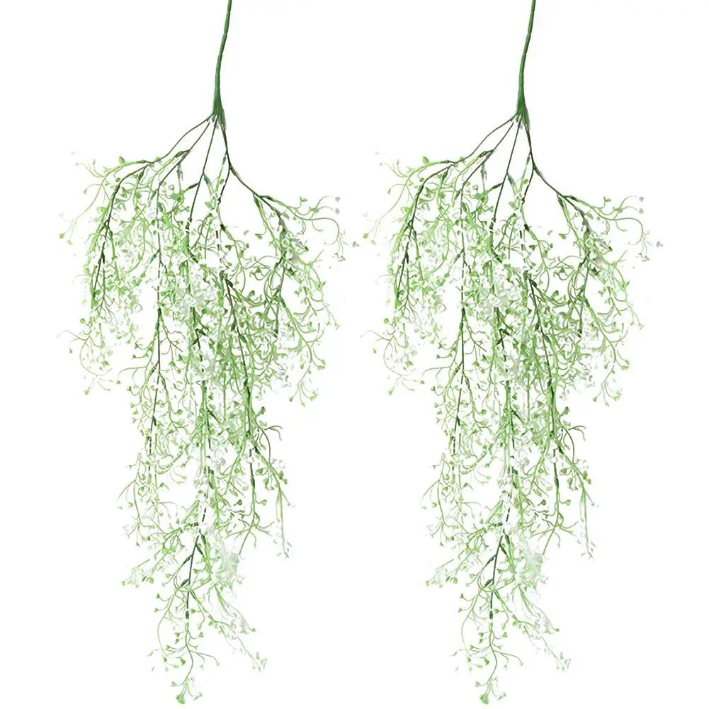 80cm Artificial Admiralty Willow Wall Hanging Plant Fake Willow Vine Garland Greenery Rattan For Home Garden Balcony Decora K3Q3