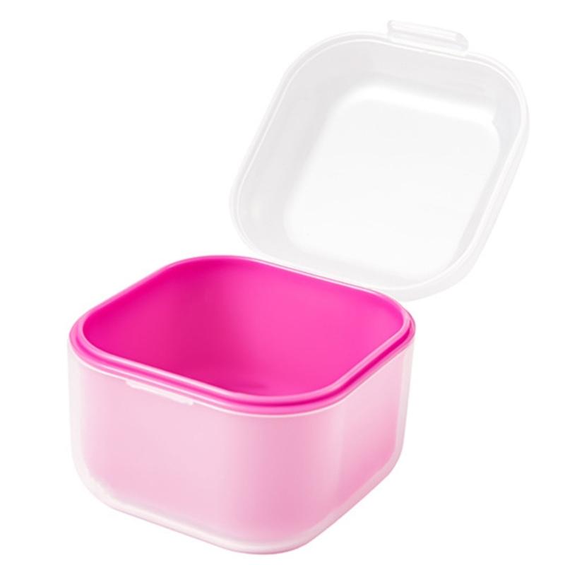 Plastic Sterilizer Box for Nail Art Tools Manicure Pedicure Storage Container with Double Layer Nail Drill Bits Cleaner