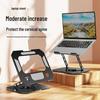 All-Metal Dual-Axis Laptop Stand: Elevates View, Enhances Heat Dissipation for Dorm Desktops.