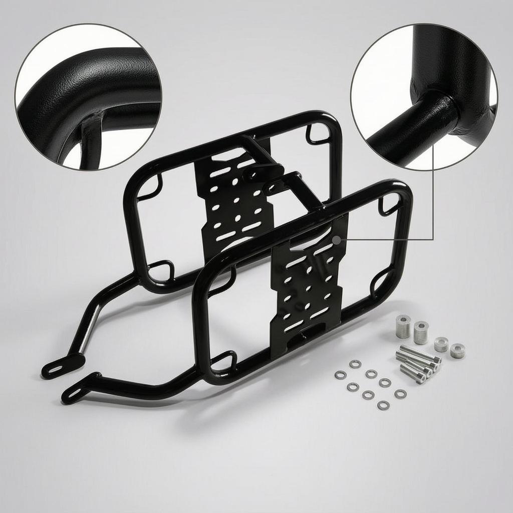 Side Luggage Rack Easy Installation Mounting Bracket with Hardware