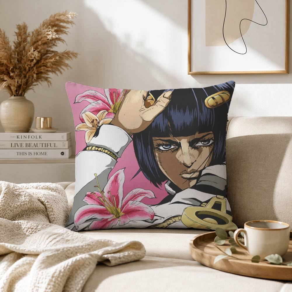 Bucciarati JoJos Bizarre Adventure Pillow Case for Sofa Living Room Home office Decor Protective Cover