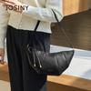 JOSINY Women's Retro PU Leather Dumpling Shoulder Bag