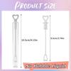 100/50/20/10pcs Transparent Love Heart Bubble Tube Soap Bottle Bubbles Wand for Baby Shower Birthday Wedding Party Decor Favors