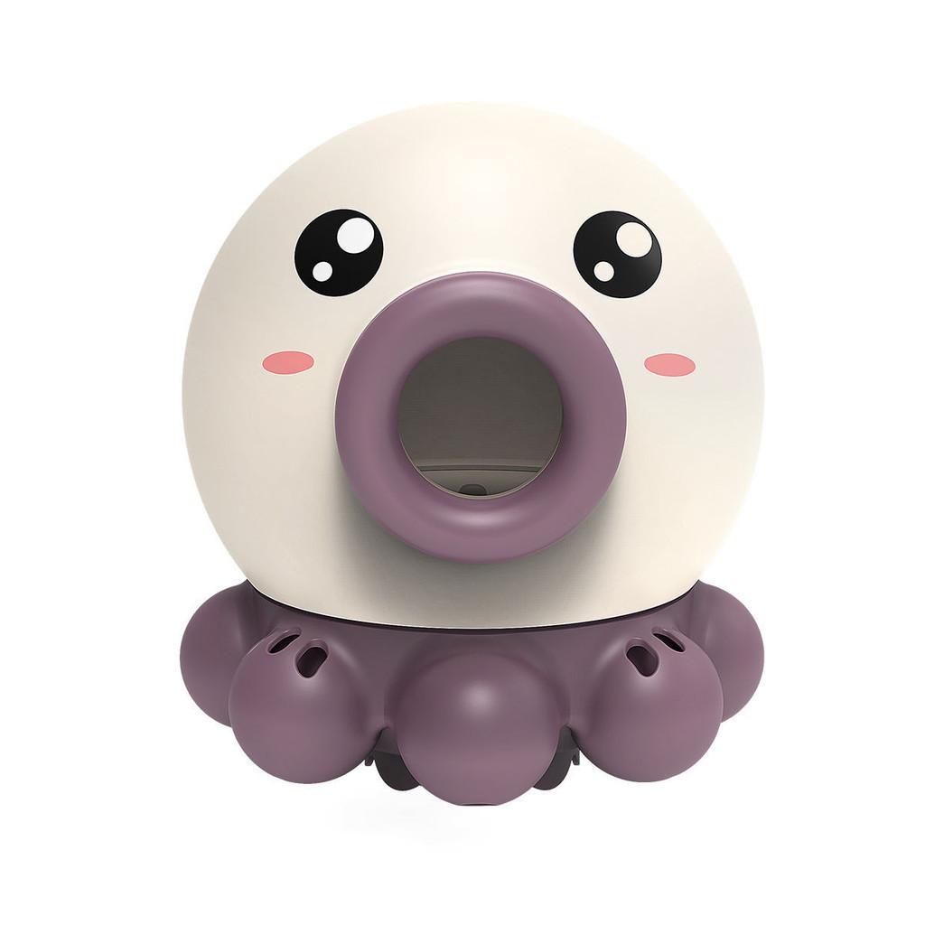 Green Rotating Octopus Baby Bath Toy For Children And Infants Plastic Material Water Sprinkler Interactive Toy