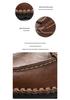 Spring 2024 Men's Casual Leather Lace-up Shoes - Soft Sole, Hand-stitched, Versatile, Large Size Driving Shoes