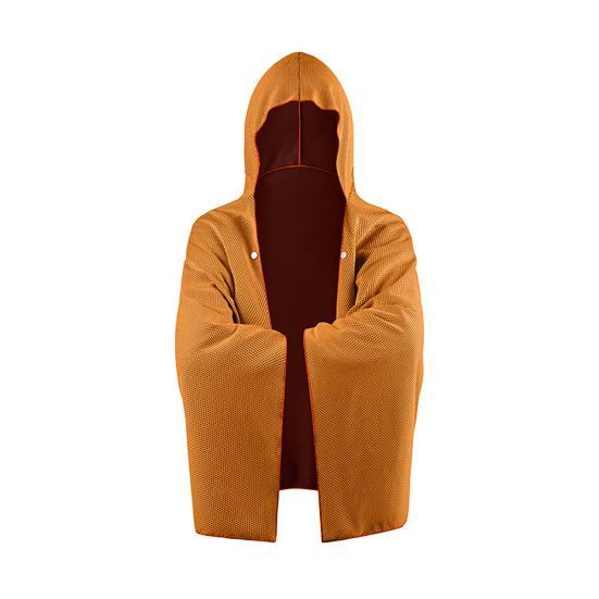 Cooling Towel Cloak Hooded Cool Towel Cape оранжевый