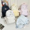 Schoolbag New High-value Japanese Fresh and Sweet Literary Schoolbag Junior High School Students Lightweight Casual Backpack Versatile Backpack
